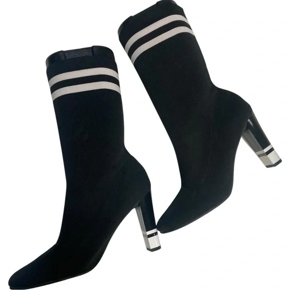 Circus by Sam Edelman Womens Size 8.5 Joy High Heeled Stretch Knit Boots - Picture 3 of 7